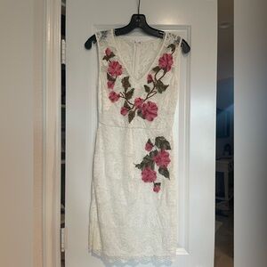 GUESS white lace dress